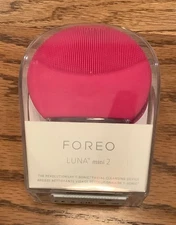 FOREO LUNA mini 2 Silicone Dual-Sided Facial Cleansing Brush NEW SEALED