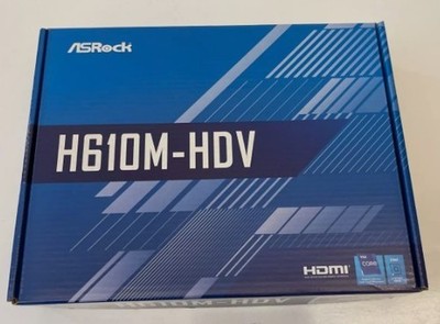 ASRock H610M-HDV ITX Motherboard - BOX OPENED NEVER USED BRAND NEW