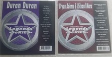 LEGENDS 2 CDG KARAOKE DISCS 1980'S DURAN DURAN,BRYAN ADAMS set cd lot
