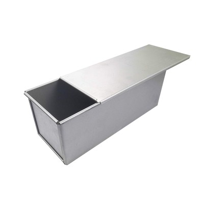 USA Pan Bakeware Pullman Loaf Pan with Cover 13x4.3x4.8 inch Nonstick & Quick