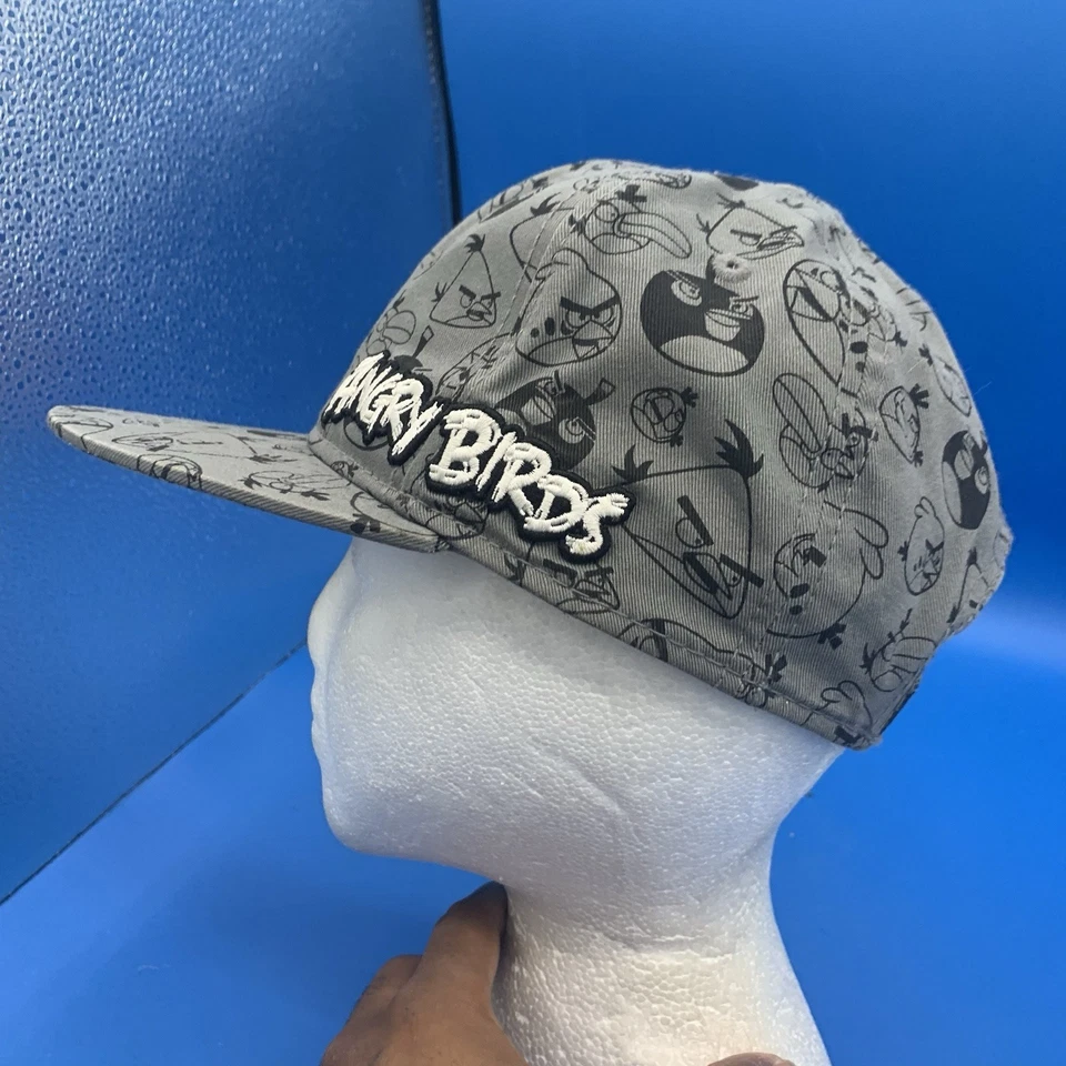 Angry Birds Snapback Logo Spell out Baseball Cap. - Image 2 of 4