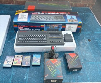 ZX Spectrum 128K + 2 getestet funktionstüchtig super verpackt mit 35 guten Spielen