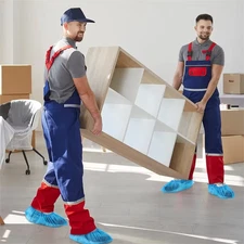 100Pack Disposable Shoe Covers Non-Woven Boot & Shoe Covers Durable Non Slip Ove