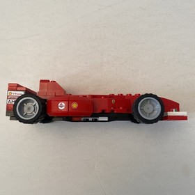 Lego Racers Ferrari F1 Fuel Stop Set 8673 w/ Booklet & Minifigures See Desc