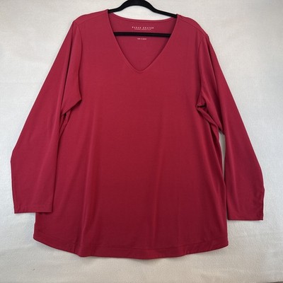Susan Graver Modern Essentials Woman s Size 1X Blouse