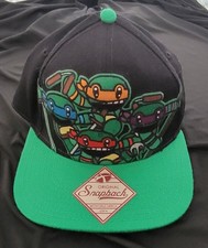 Teenage Mutant Ninja Turtles TMNT Cap Snapback Hat Nickelodeon Embroidered 2015