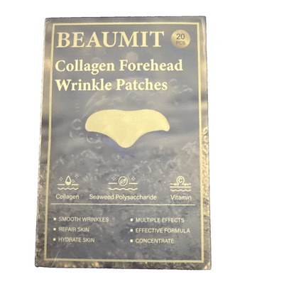 Forehead Wrinkle Patches Overnight  20 pcs with Collagen EXP 2/28 NEW
