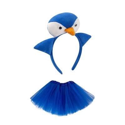 Amscan Costume Pinguino Per Bambina 3-4 Anni – Tunica Con Cappuccio E Copriscarpe Gialli - 2