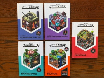 Minecraft Guide Collection 5 Hardback Books - Official Mojang Products 2017-2020