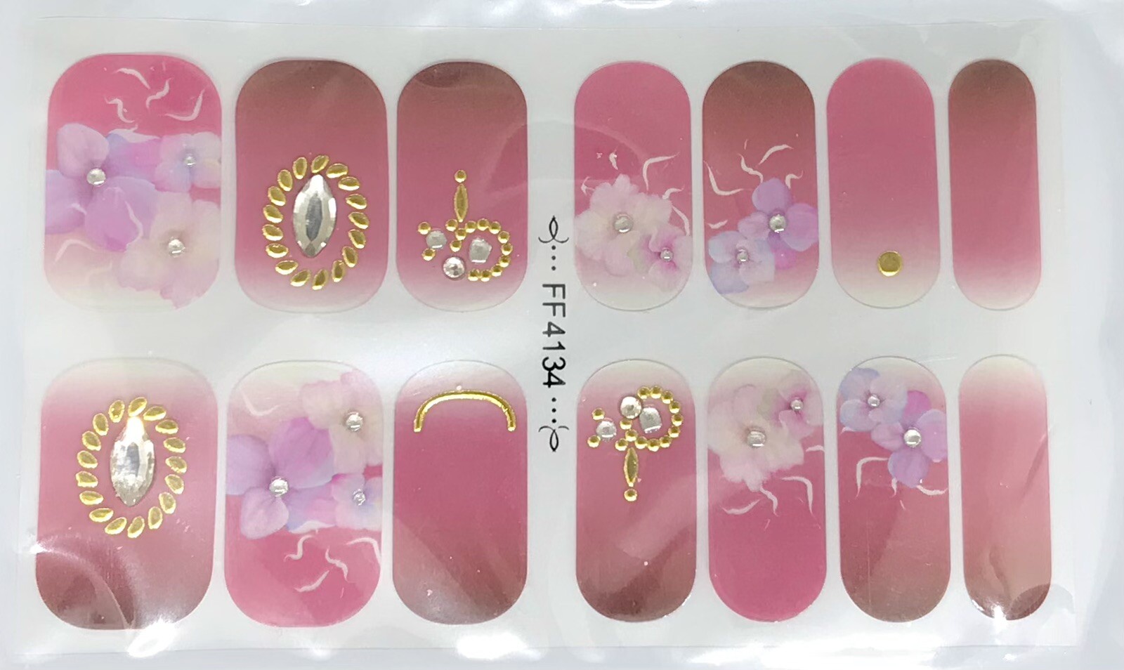 Color Gel  Nail Polish Strips . FF4134. Read Description Below