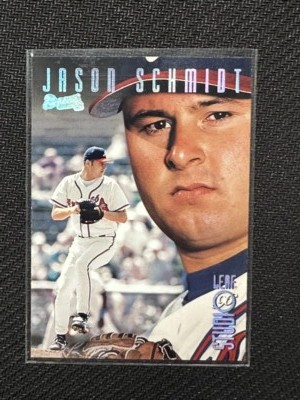 Jason Schmidt 1996 Leaf Studio Silver One OF One Hundred Braves #127