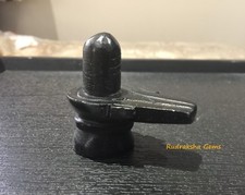 SHIVLING BLACK RESIN STATUE