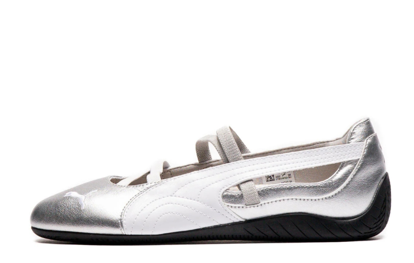バレエ Puma Women's Speedcat Ballet Puma Silver Puma Speedcat Ballet Silver 401581-01 Womens Fashion