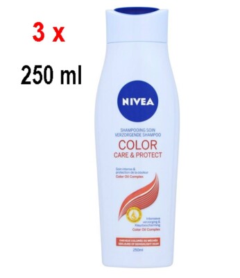 26,60 /L- 3x NIVEA Shampoo-Color Care&Protect-intensive Pflege/Farbschutz- 250ml