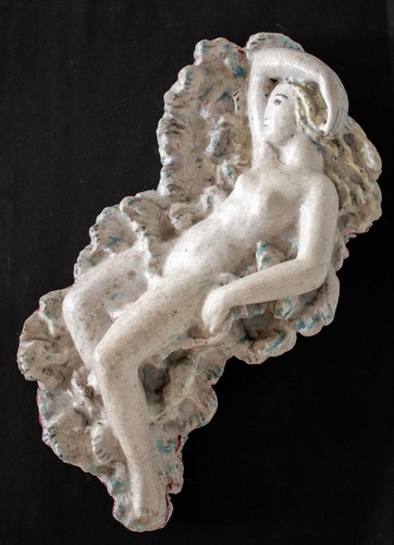 Max Laeuger Pottery Majolica Venus Female Nude Large Sculpture Circa 1930 Monogram - Picture 4 of 5