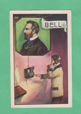 1920  Alexander Graham Bell  Amatller  ''Hombres Eminentes''   Card Rare..