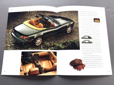 1991 Mazda Miata Mx-5 Special Edition Original Car Sales Brochure