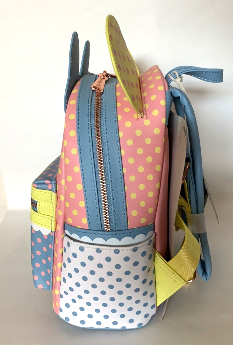 Loungefly Disney Minnie Mouse Pastel Polka Dot Figural Mini Backpack ? Pre-order Now! Loungefly Disney Minnie Mouse Pastel Polka  main image 2