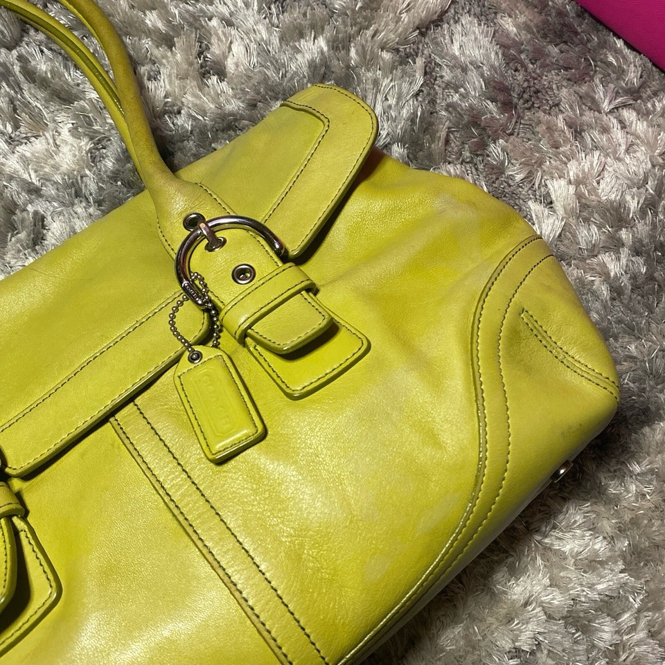 Coach 9636 Hapmton Shoulder Green Bag eBay