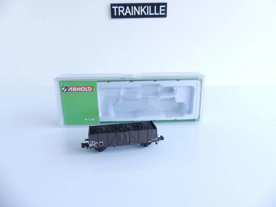 ARNOLD HN6491-2 WAGON TOMBEREAU TYPE Tow A ESSIEUX CHARGE DE LA SNCF Ep III - Photo 1/3