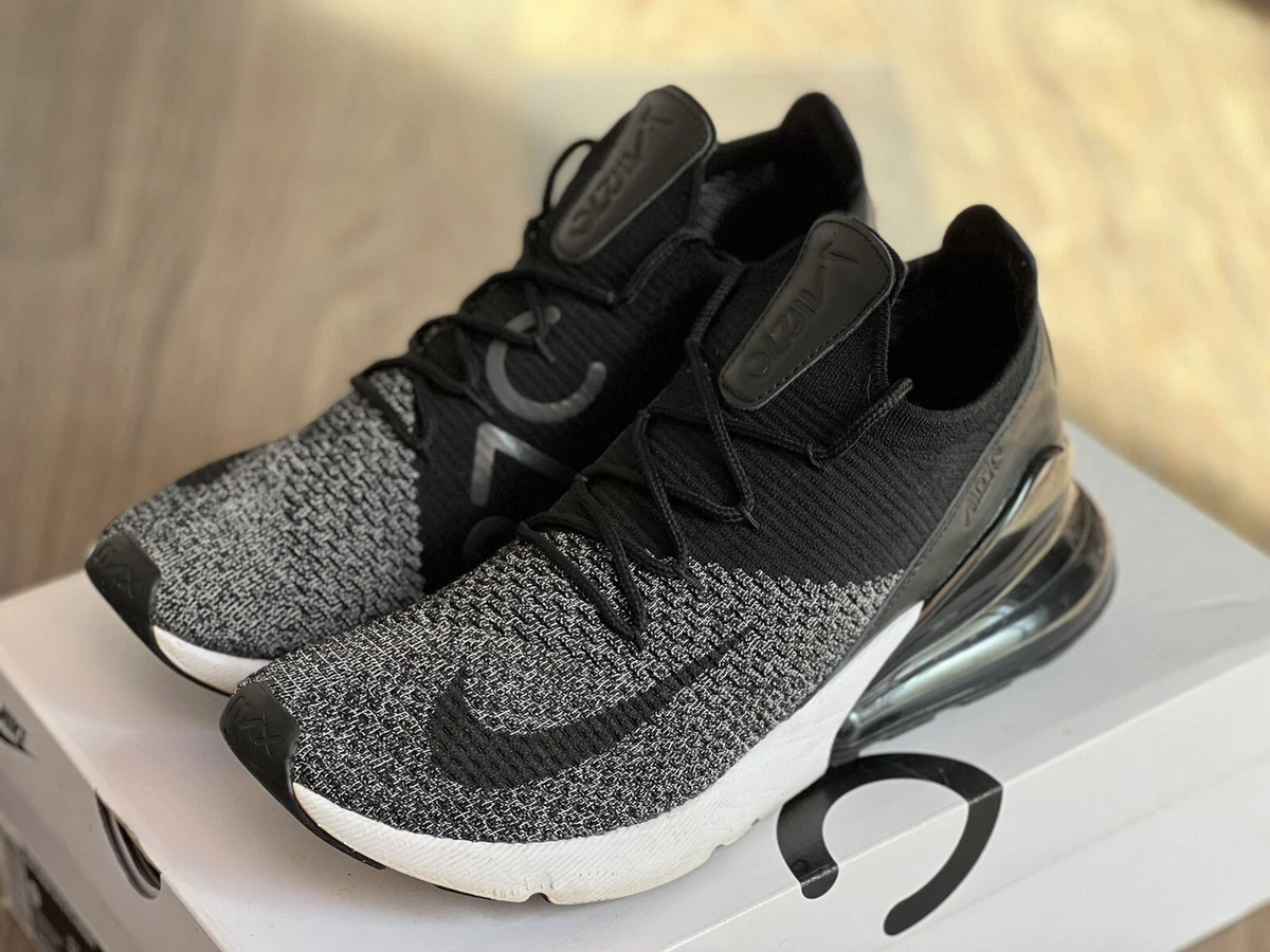 Diariamente Cumplimiento a Sustancial Nike Air Max 270 Flyknit/Air Flynit/Black/Ao1023-001 Men Sz 9 | eBay