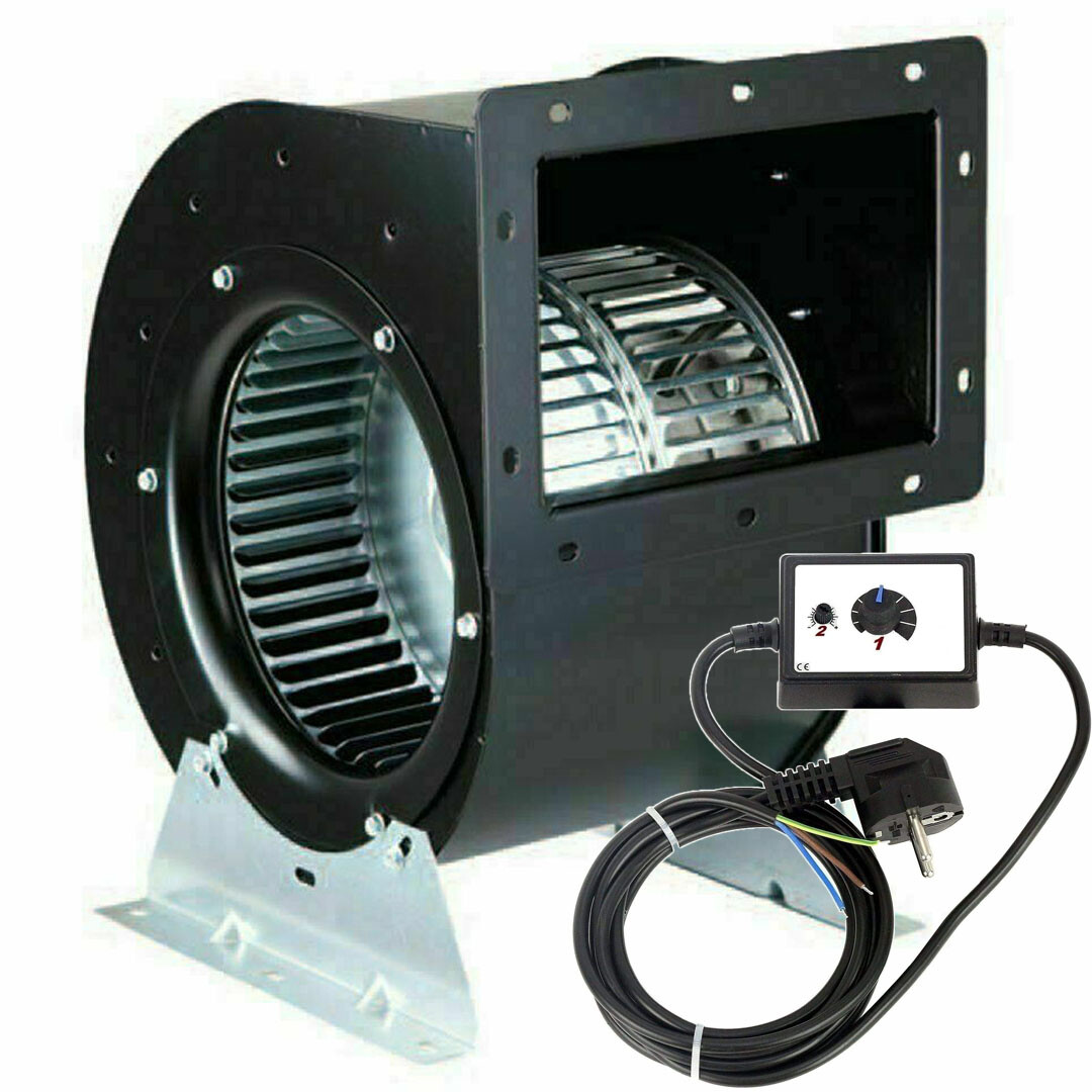 2200m³/h TURBO Lüfter Motor Airbox Dunstabzugshaube Abluftgebläse Abluftbox