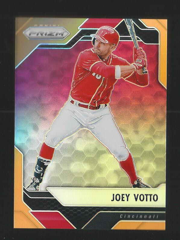2017 Panini Prizm Joey Votto Reds #41 Orange Prizm Refractor