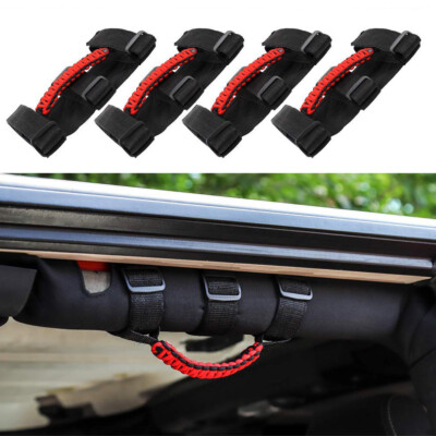 Roll Bar Grab Handles Grip Handle For Jeep Wrangler YJ TJ JK JL JT Interior LX0E