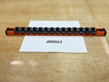 Snap-on Tools New Orange 38 Drive Sae 14 Post Lock-a-socket Rail Las38so Snap-on Tools New Orange 38 Drive Sae 14 Post Lock-a-socket Rail Las38so