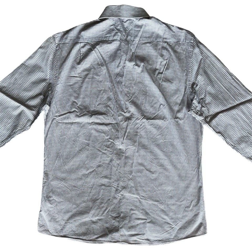 Tommy Hilfiger Men's Slim Fit Checkered Dress Shirt Size Large eBay