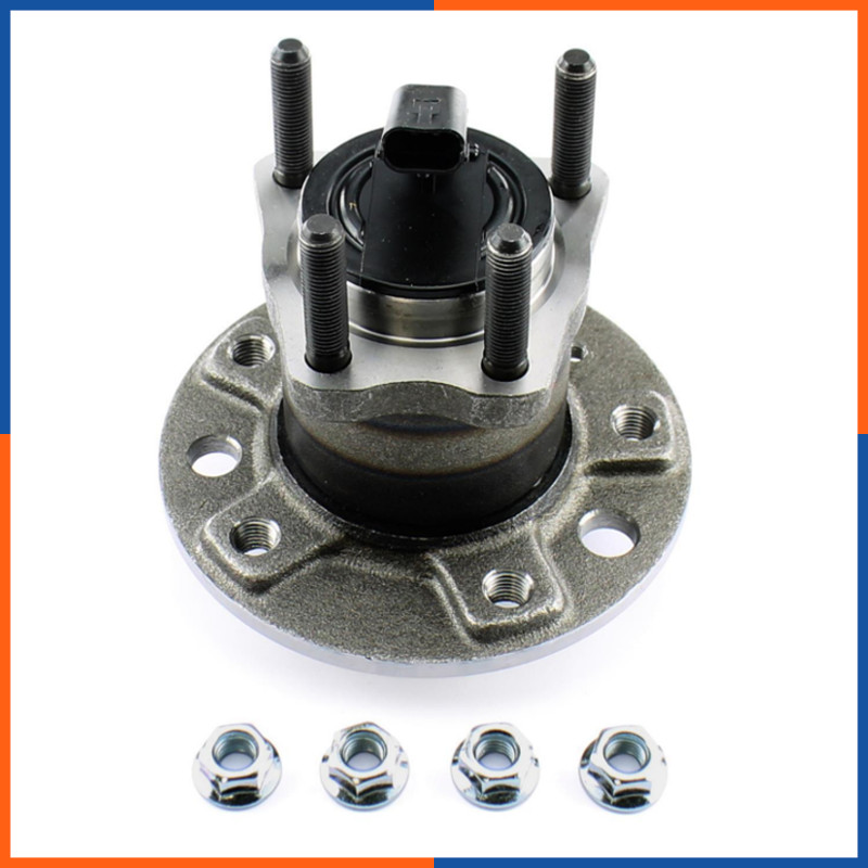 Moyeu de roue arrière pour Opel Astra et Zafira avec capteur ABS intégré - Référence RC4433