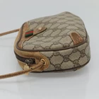 Sac à bandoulière GUCCI GG Supreme Web Sherry Line PVC beige 89 02 066 authentique ep8033