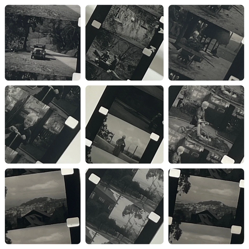 "Película casera de colección años 30 California Lake Norconian Club Band paisaje de playa 16 mm 7""" Foto 4 de 4