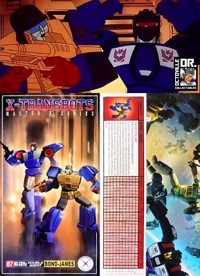 X-Transbots MX-26A Bond & James / Masterpiece Scaled Punch & Counterpunch Neu