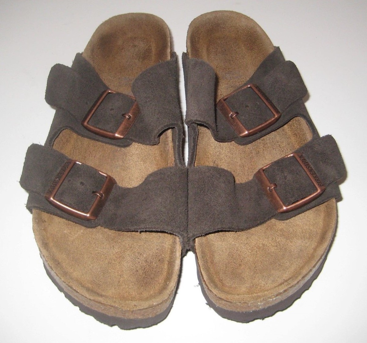 Birkenstock 37 regular fit soft footbed mocha sandals women’s Sz 6 Birkenstock ARIZONA SOFT FOOTBED Mocha Suede Sandals  main image 4