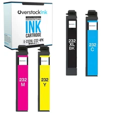 232 and 232 XL Ink for Epson 232XL Fits XP-4200  XP-4205 WF-2930 WF-2950