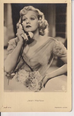 1920 30 MOVES STARS JEAN HARLOW SEX SYMBOL ROSS PHOTO OLD POST  