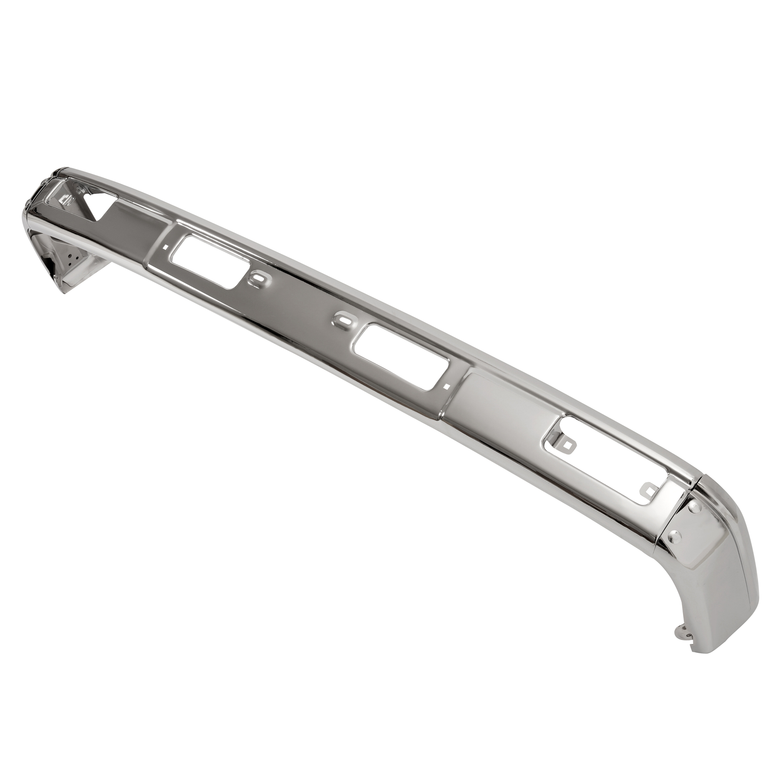 Front / Rear Step Bumper Face Bar For Toyota Pickup 1984-1988 W/ Fog Light Holes