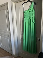 Davids bridal F14010. Green chiffon bridesmaid Dress 