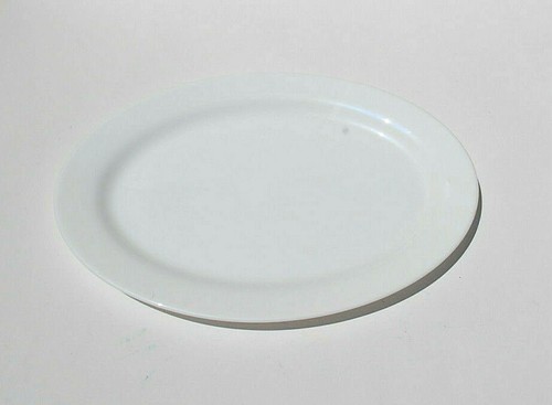 Arcoroc 67107 Opale Ristorante Bianco 12 Piatti Ovali 1/2" Bordo Largo Nuovo C1061 - Foto 10 di 13