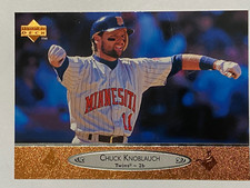 1996 Upper Deck #125 Chuck Knoblauch Minnesota Twins