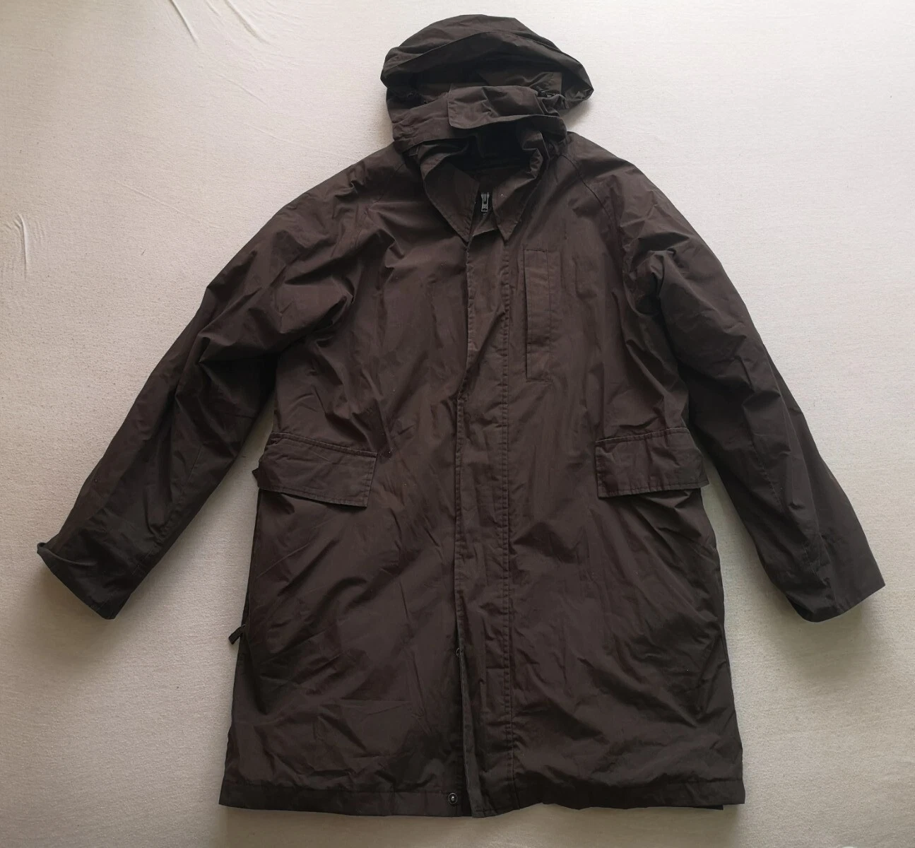 Timberland Weathergear Men's Brown Waterprood Coat Size S Small Used Condition