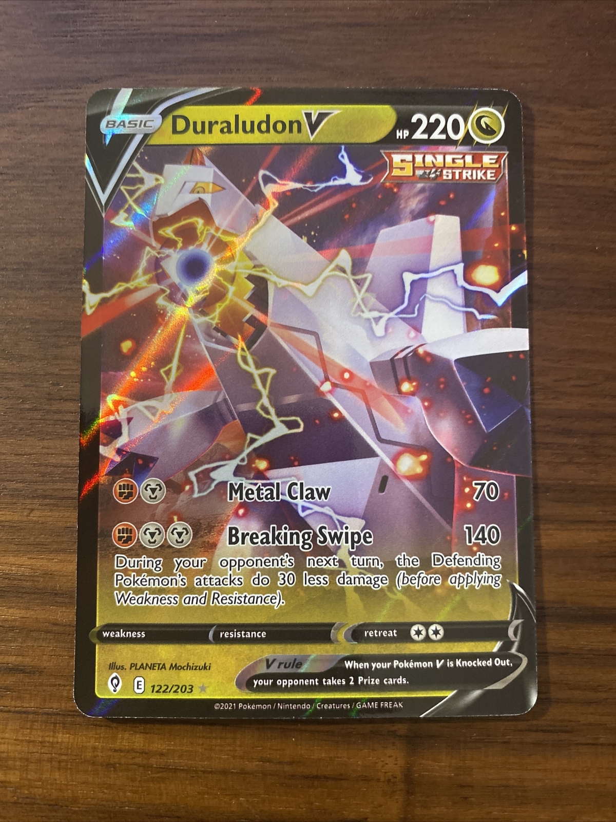 Pokémon - Evolving Skies - Duraludon V - 122/203 - NM/M