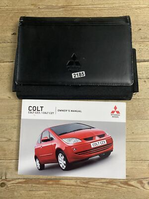 04-08 Mitsubishi Colt Owners Handbook Manual and Wallet Print 2004 Ref2185