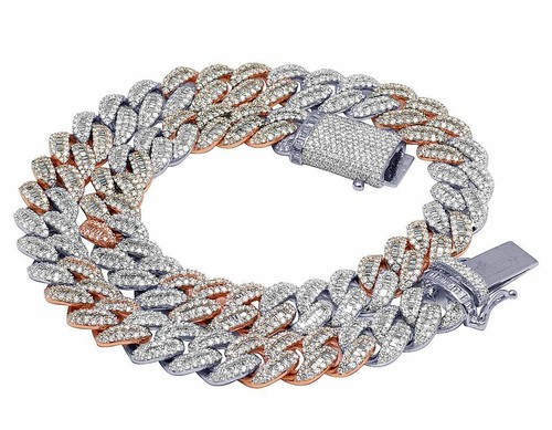 Baguette Diamond Miami Cuban Chain 