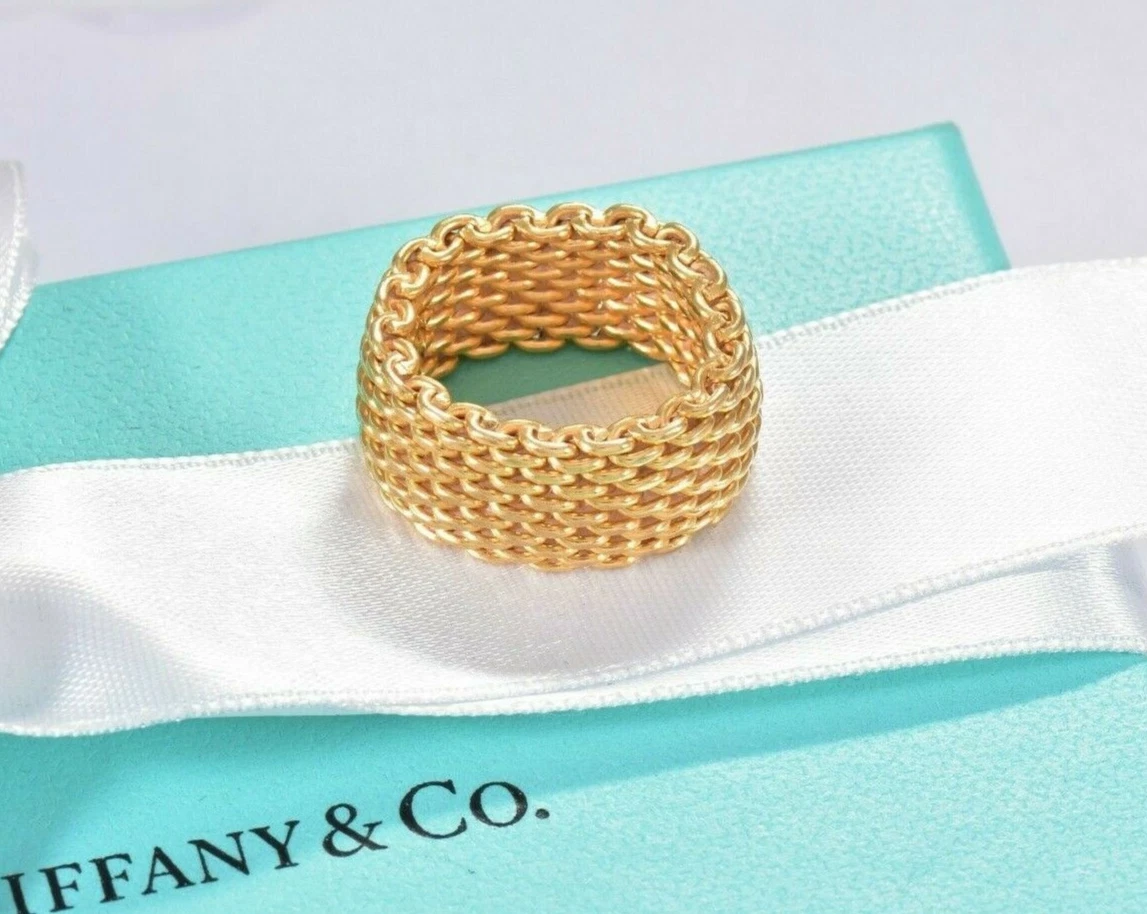 Ebay tiffany mesh ring sale