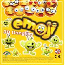 Emoji Keychain Mini 3d Dangler Toys Keychain Decorations Party Supplies Favors