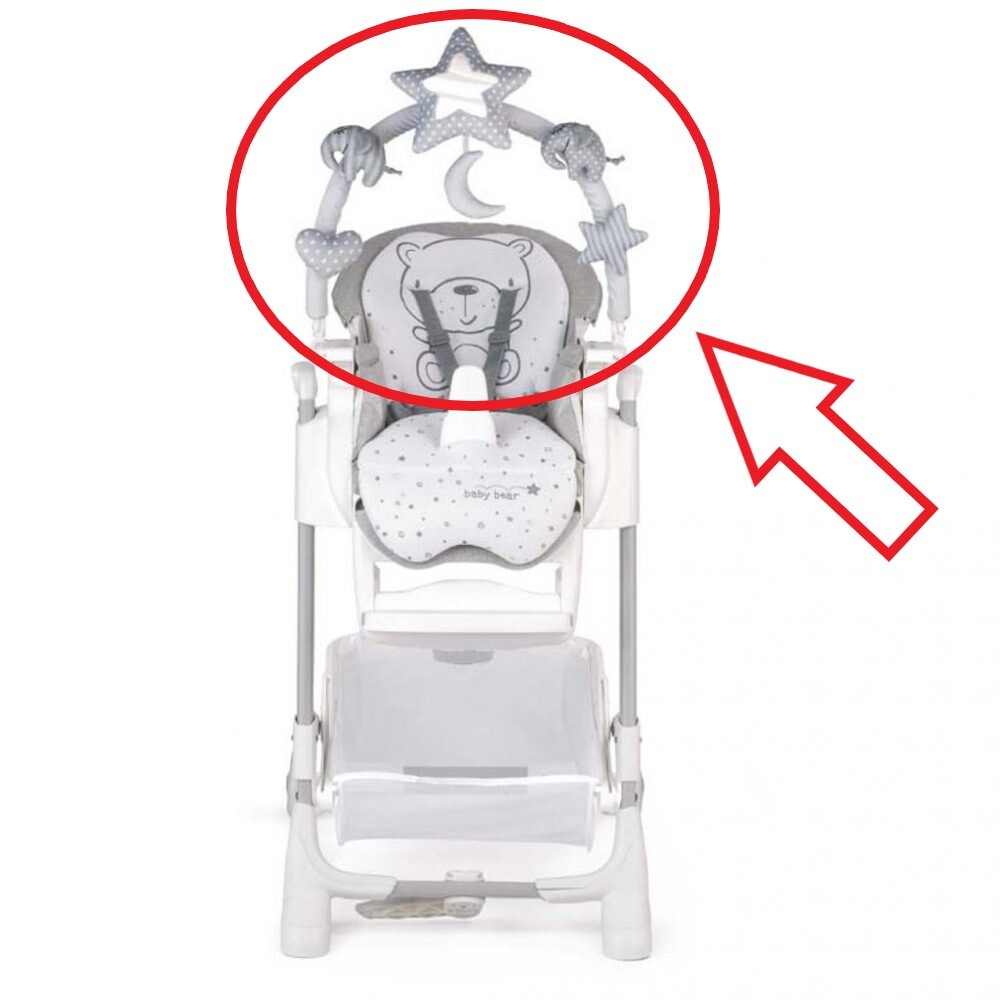 Arco Gioco Seggiolone Pappa Istante Cam Grigio Stella Ricambio Originale