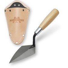 Archaeology Pointing Trowels, Wood Trowel Handle, 127mm Length, 64mm Width, With