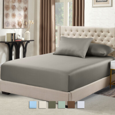 100% Bamboo One Fitted Bottom Sheet Only Ultra Soft Viscose Silky Smooth Cooling